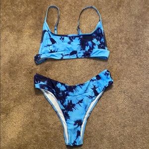 tie dye bikini set